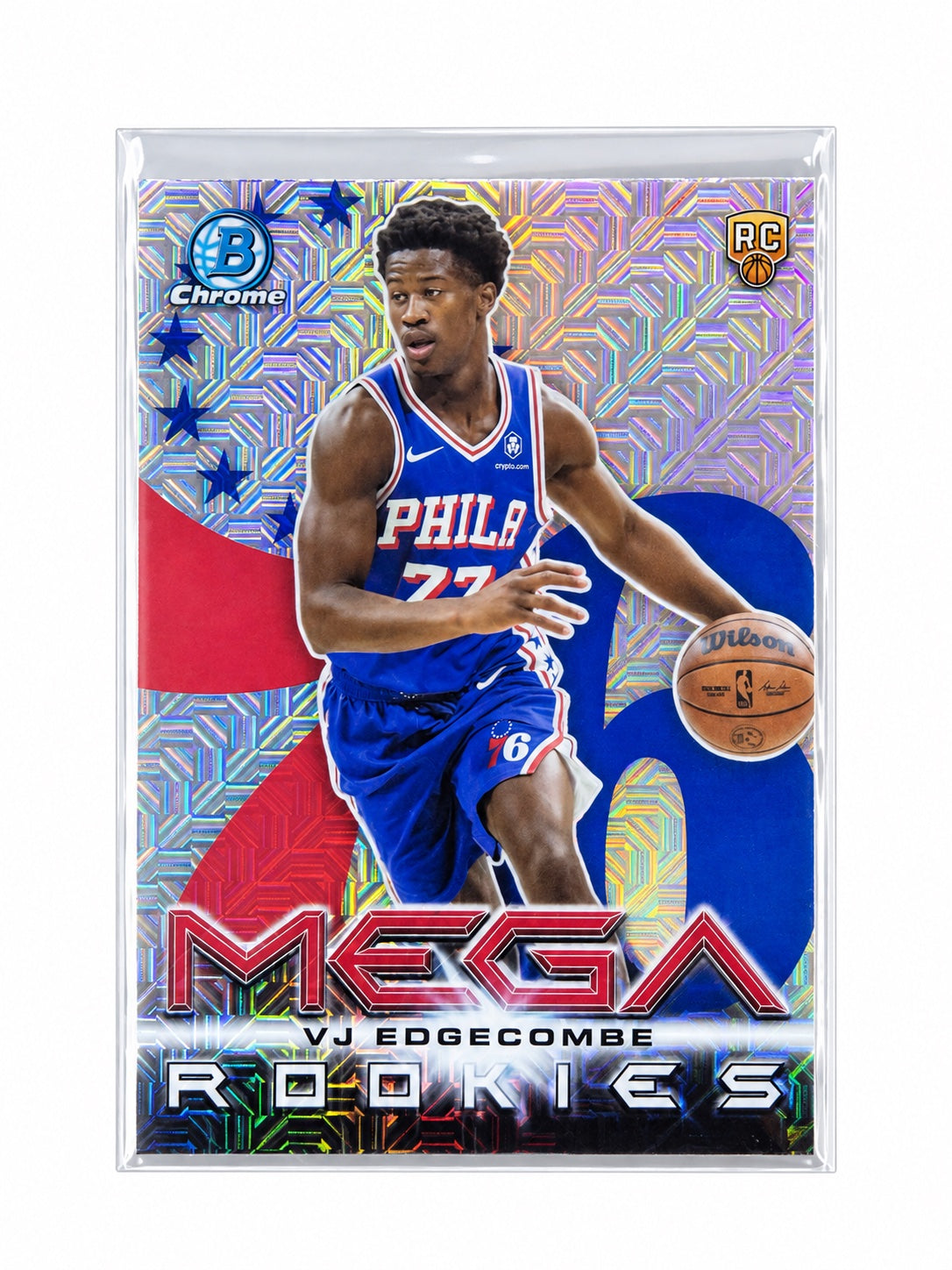 VJ Edgecombe Mega Rookies RC Rookie #MR-3 76ers