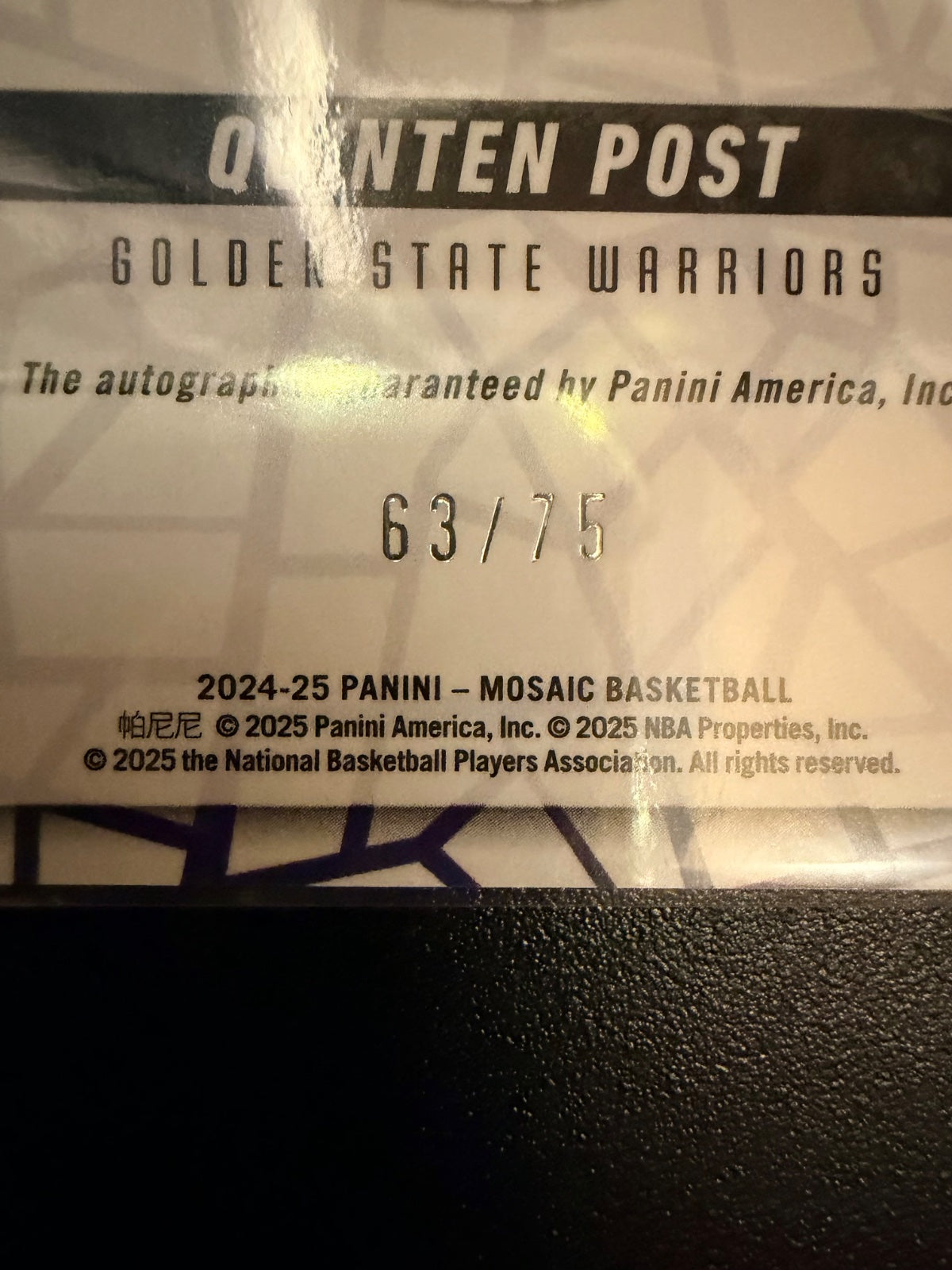 Quinten Post /75 Auto Warriors