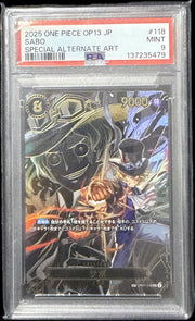 Sabo (SP Ver.) OP07-118 (JP) PSA 9