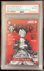 Monkey.D.Luffy (Magazine Promo)ST21-014 (JP) PSA 8