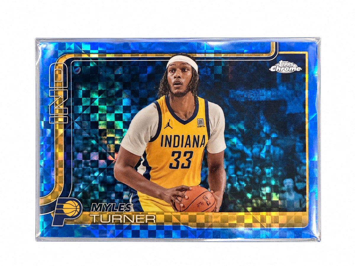 Myles Turner Indiana Pacers #29 Blue x-fractor