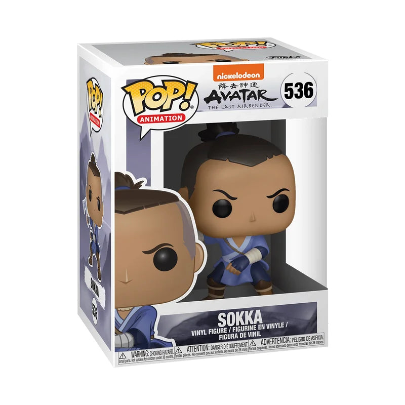 Funko Pop! Animation: Nickelodeon Avatar - The Last Airbender - Sokka #536