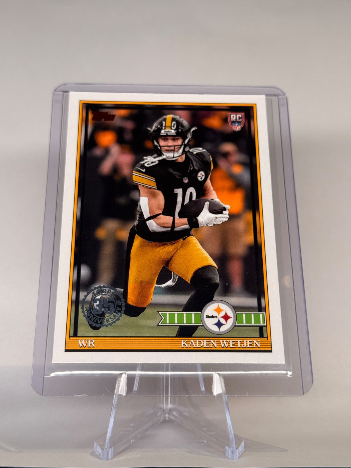 2026 Topps Kaden Wetjen RC #91TR-37 1991 Topps Rookies 35th Anniversary Steelers