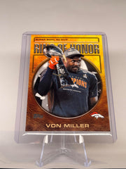 2026 Topps Flagship Von Miller Ring of Honor #ROH-4 Super Bowl 50 MVP Broncos