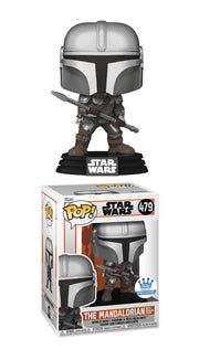 Funko Pop! Star Wars: The Mandalorian With Beskar Staff #479 - Funko Shop Exclusive
