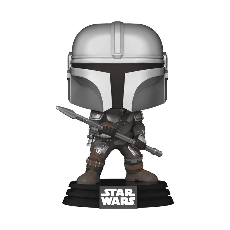 Funko Pop! Star Wars: The Mandalorian With Beskar Staff #479 - Funko Shop Exclusive