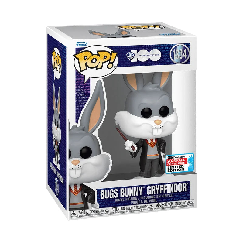 Funko Pop! WB 100 x Harry Potter - Bugs Bunny Gryffindor #1334 - Funko Exclusive 2023 Fall Convention Limited Edition