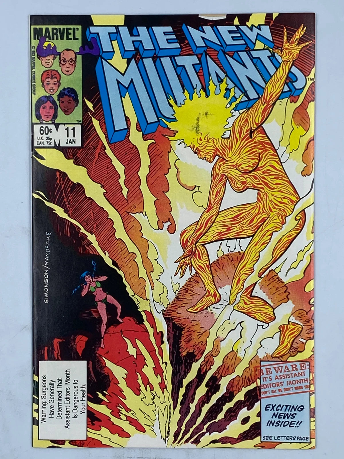 The New Mutants #11, published by Marvel Comics in January 1984.( S\N 363 )