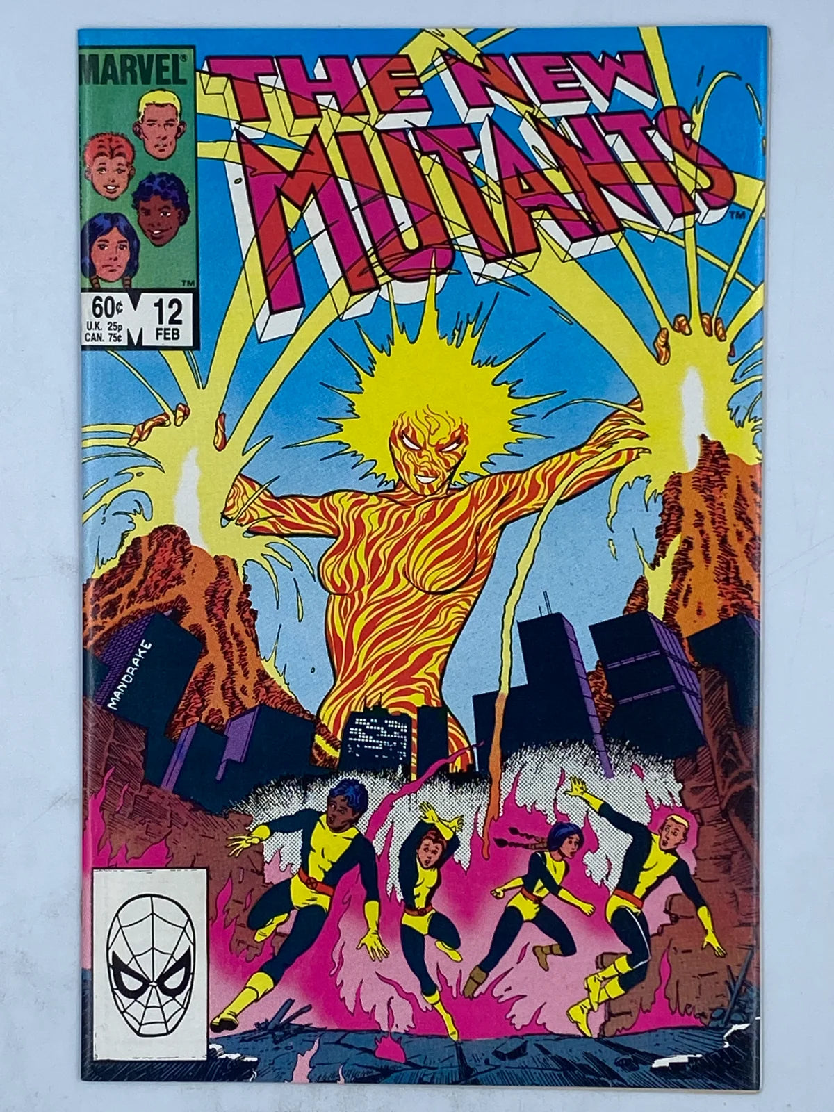 The New Mutants #12, published by Marvel Comics in February 1984. ( S\N 364 )