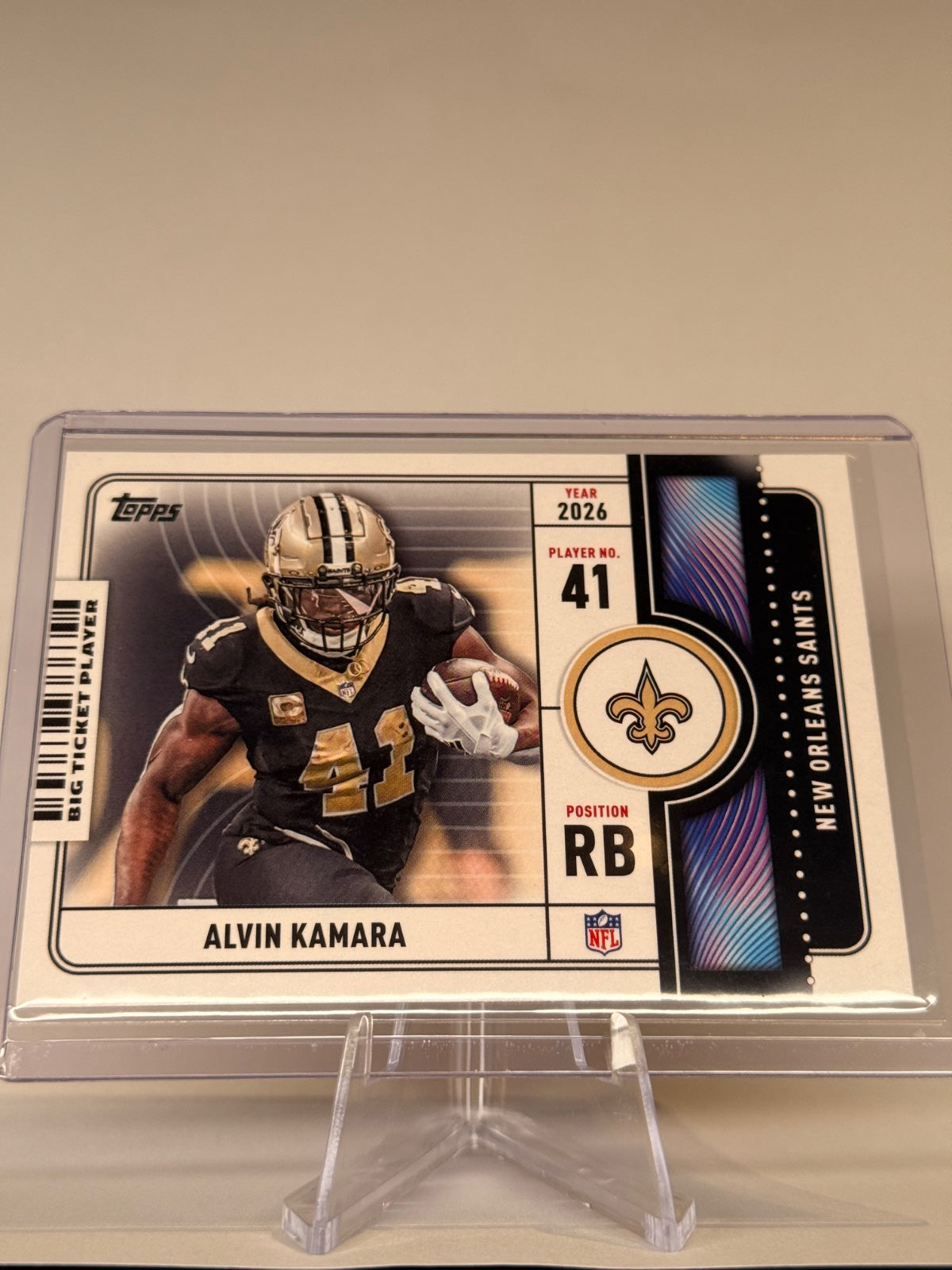 2026 Topps Flagship Alvin Kamara #BTP-25 Big Ticket Players Saints