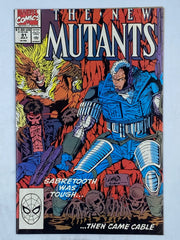 New Mutants #91 from Marvel Comics, published in July 1990. ( S\N 375 )