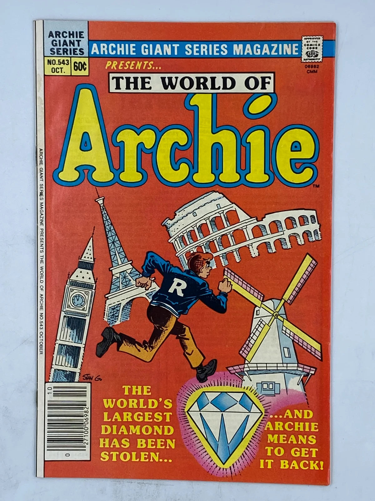 Archie Giant Series Magazine #543 titled The World of Archie, published by Archie Comics in October 1984. ( S\N 379 )