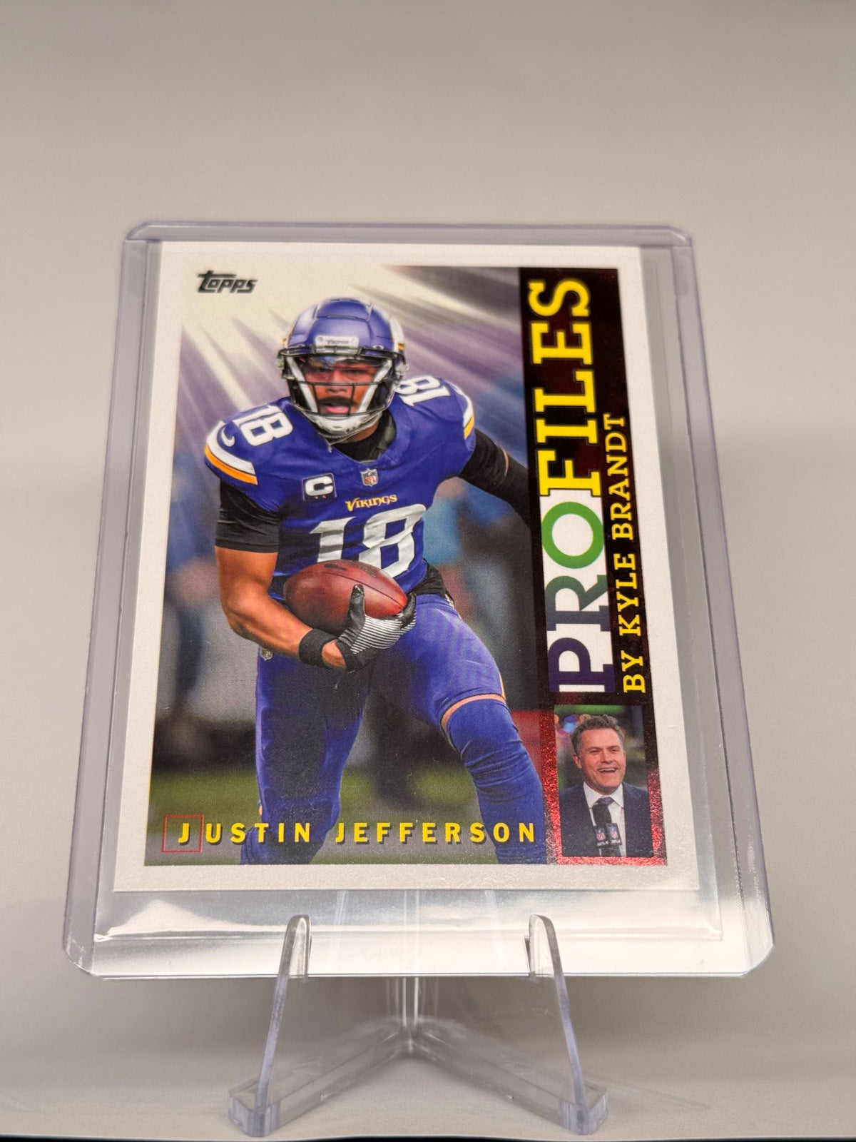2026 Topps Flagship Justin Jefferson #TP-13 Topps Profiles Minnesota Vikings