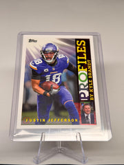 2026 Topps Flagship Justin Jefferson #TP-13 Topps Profiles Minnesota Vikings