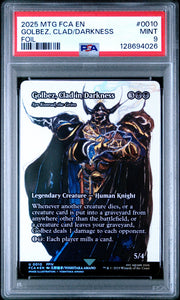 Golbez, Clad in Darkness - Syr Konrad, the Grim (Showcase) 10 · Foil (Universes Beyond: FINAL FANTASY: Through the Ages) — PSA 9