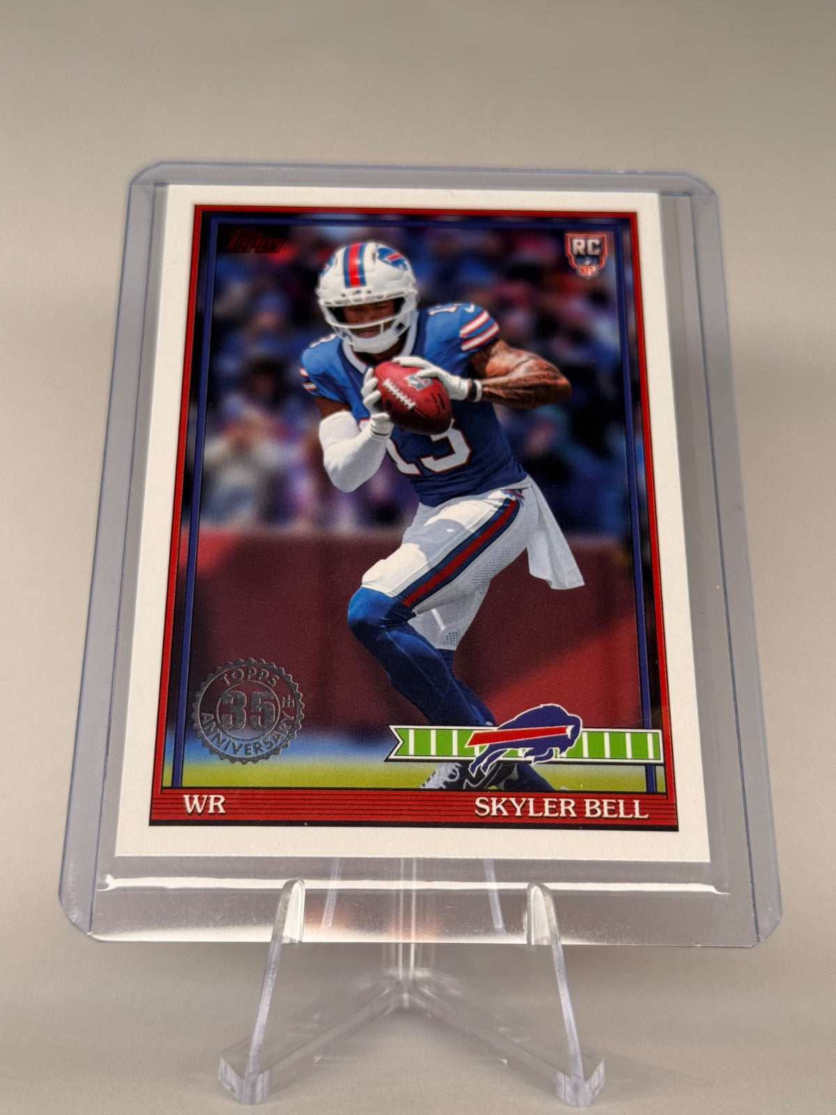 2026 Topps Flagship Skyler Bell RC #91TR-27 1991 Topps Rookies Buffalo Bills