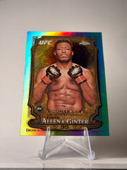 2026 Topps Chrome UFC Oumar Sy RC #AG-7 Allen & Ginter Refractor
