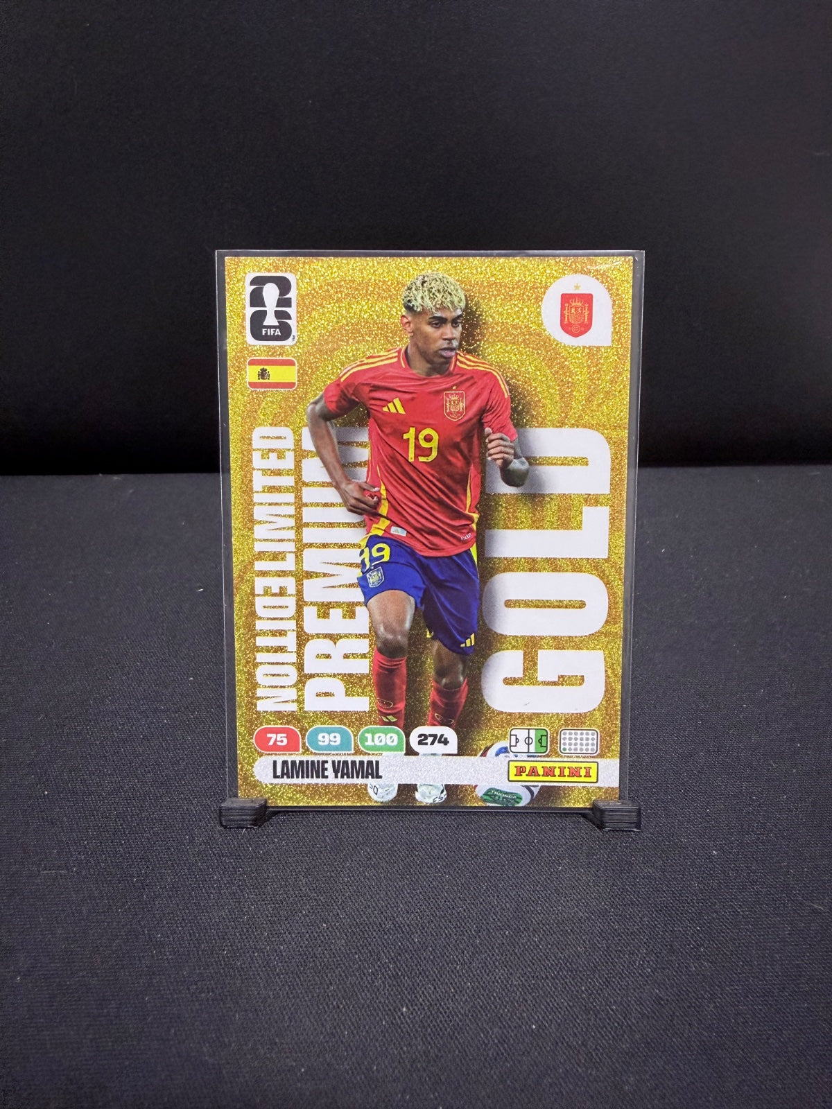 Lamine Yamal - FWC 2026 Adrenalyn  Premium Limited Gold Rookie