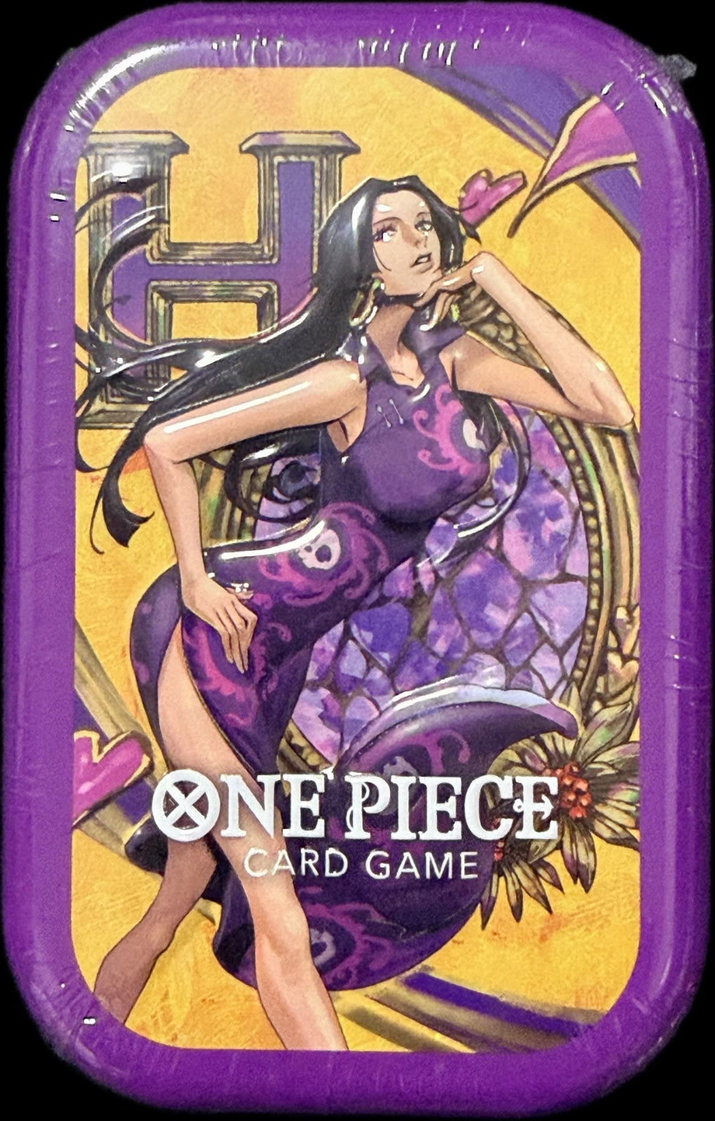 Asia Exclusive One Piece Japanese Mini-tin Pack Set Vol. 3 Boa Hancock “Purple”