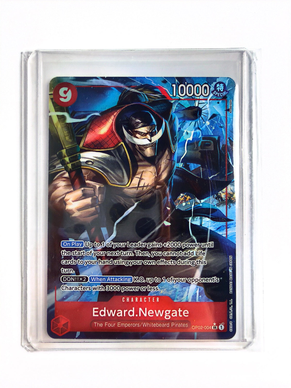 Edward.Newgate (OP02-004) (Alternate Art) (Premium Booster)