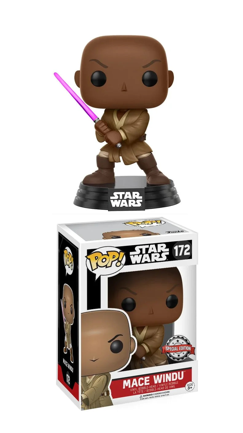 Funko POP! Movies: Star Wars - Mace Windu Special Edition Exclusive