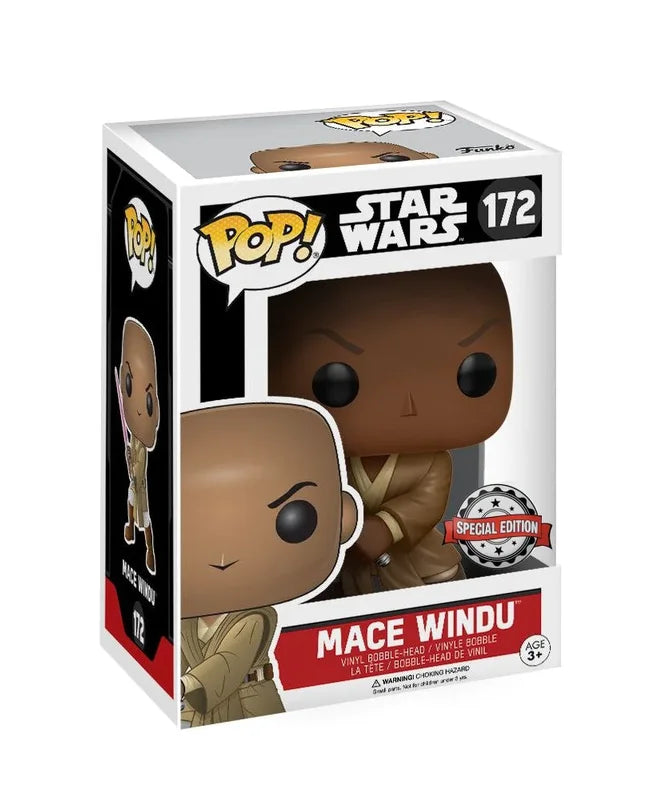 Funko POP! Movies: Star Wars - Mace Windu Special Edition Exclusive