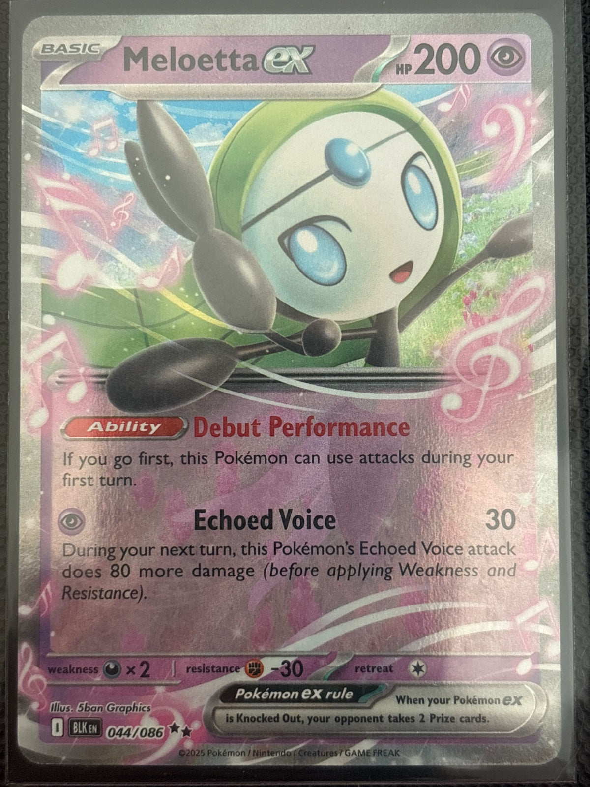 Meloetta ex 044/086 (Black Bolt)