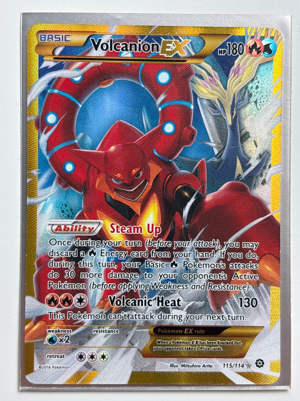 Volcanion EX (Secret) 115 (Steam Siege)