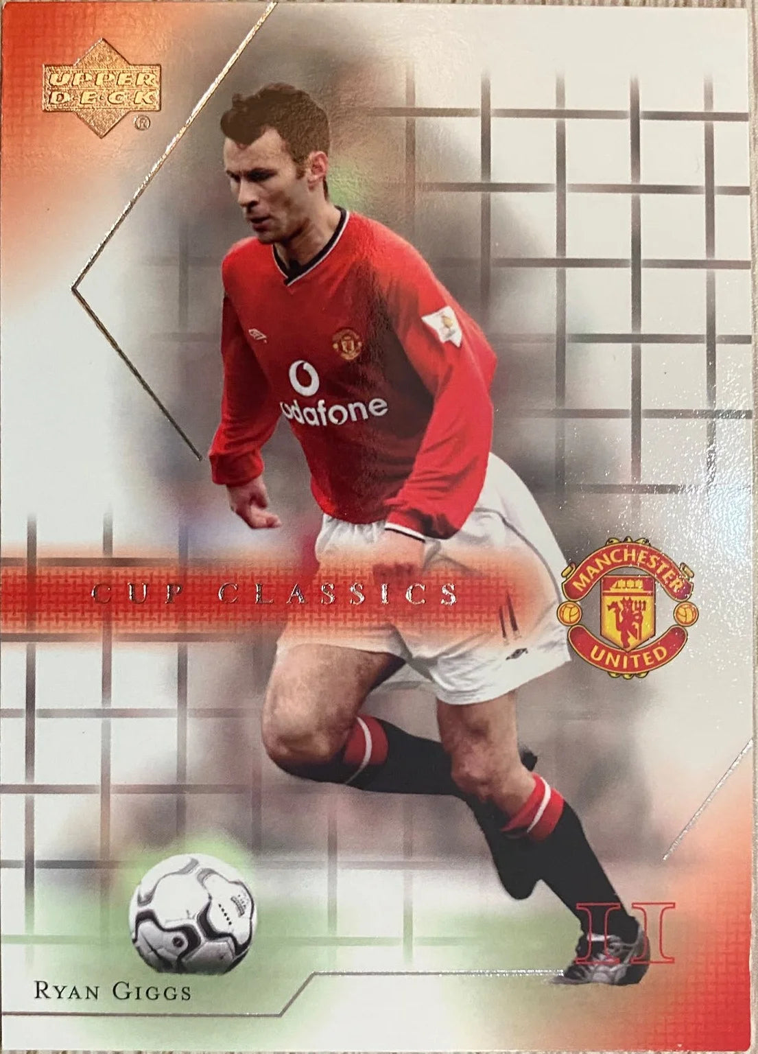 Ryan Giggs - Upper Deck MUFC 2001-02 Cup Classics