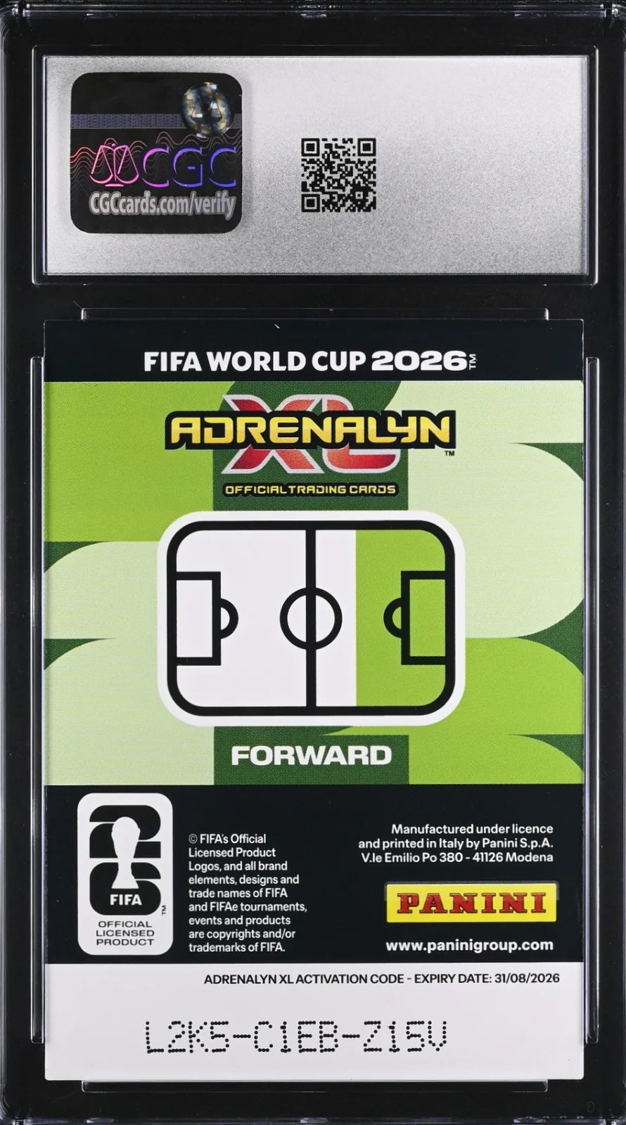 *LIMITED EDITION* Lionel Messi, Adrenalyn XL World Cup Limited Edition, 2026, Panini Hologram, CGC 10