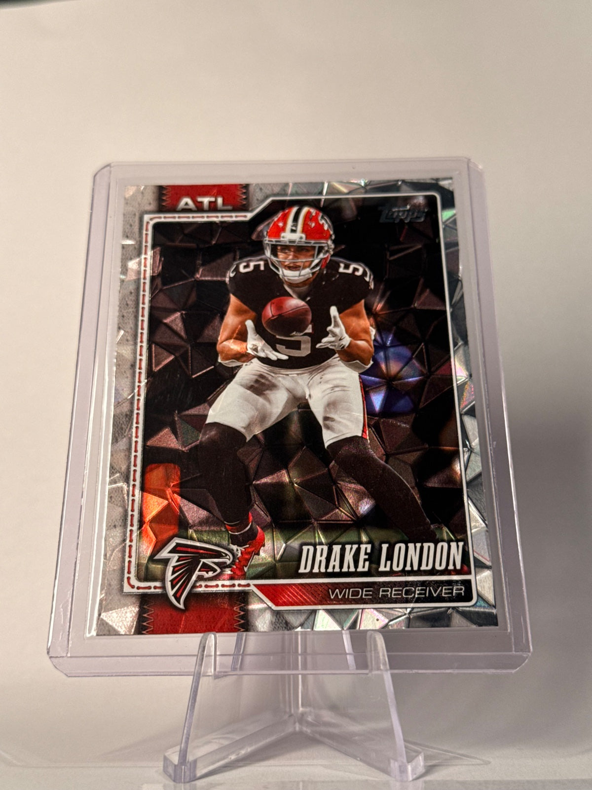 2026 Topps Drake London #11 Diamante Foil Parallel – Atlanta Falcons