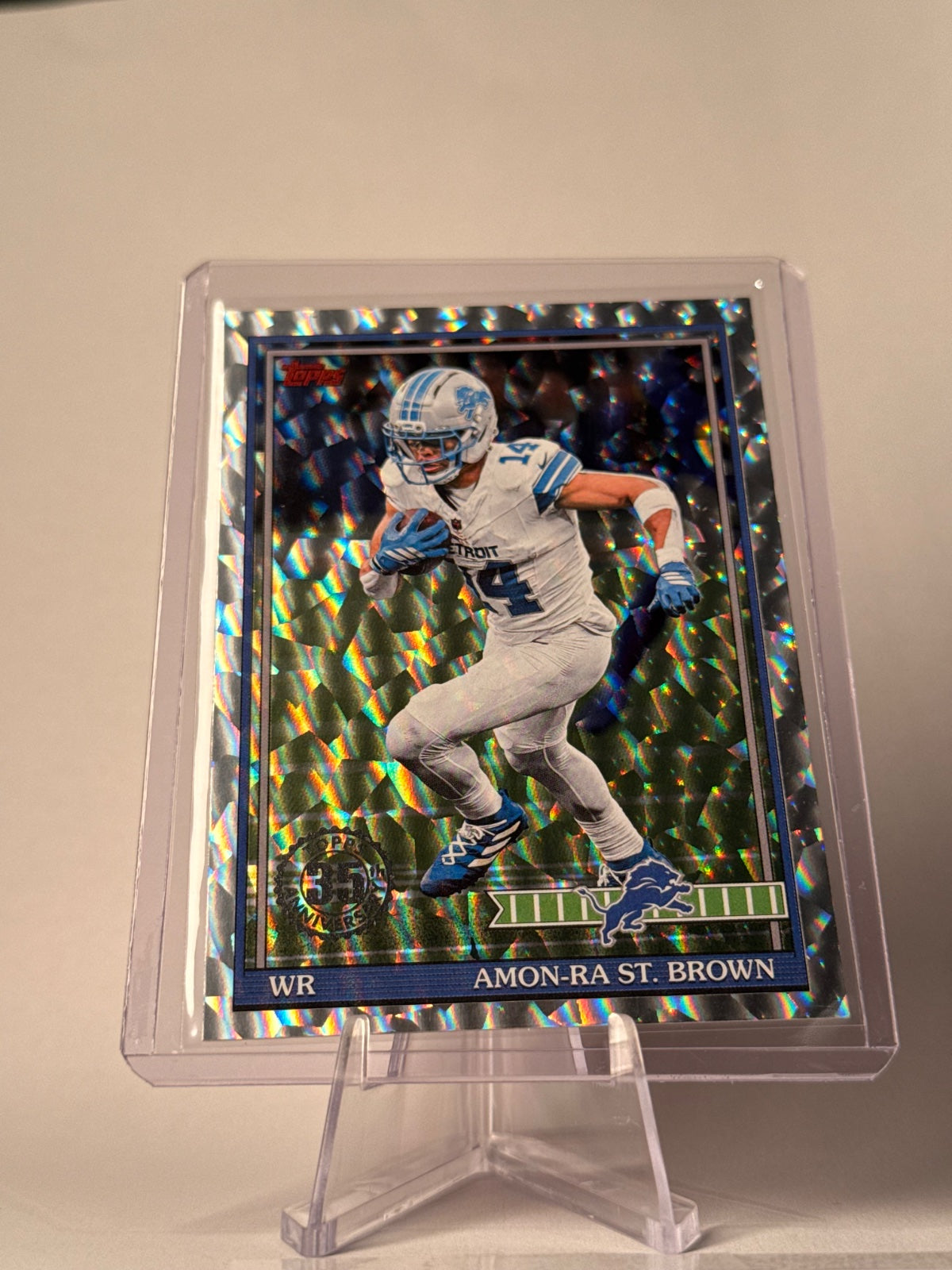 2026 Topps Amon-Ra St. Brown #91TF-36 1991 Topps Mega Box Crackle Foil – Lions