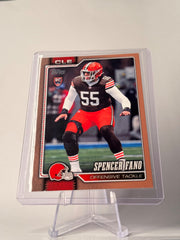 2026 Topps Spencer Fano RC #385 Gold Border /2026 #1261 – Cleveland Browns