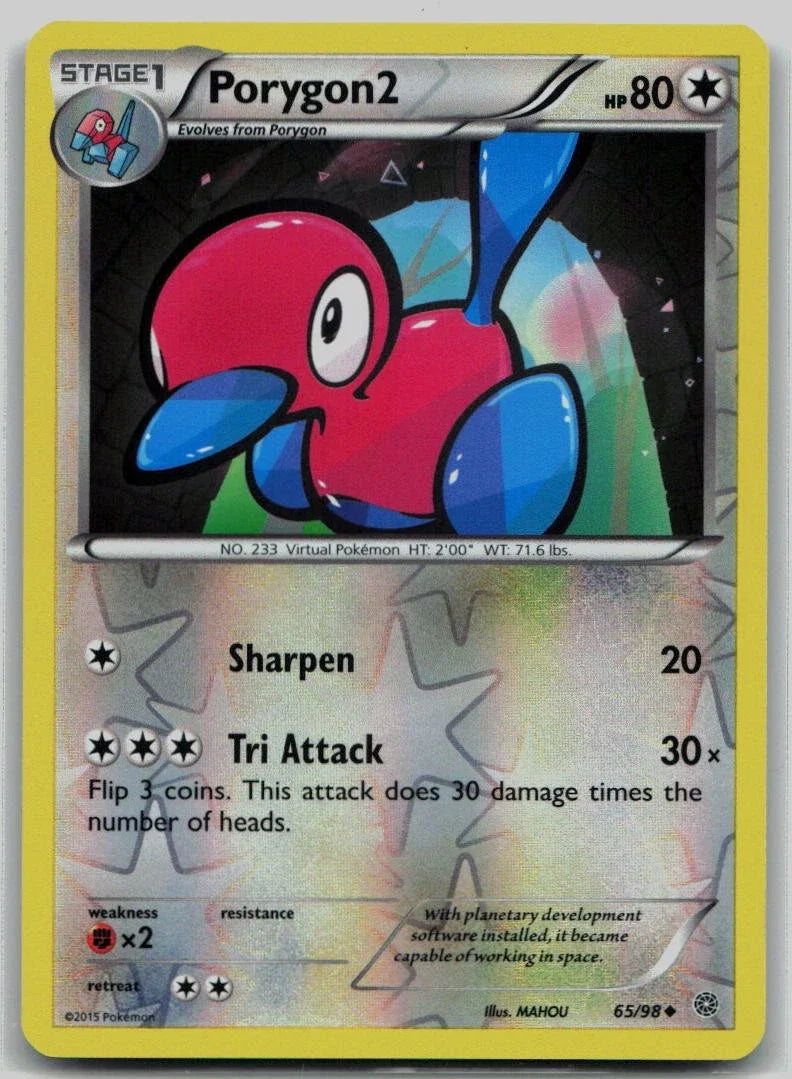 Porygon2 65 · Reverse Holofoil (Ancient Origins) by Mahou