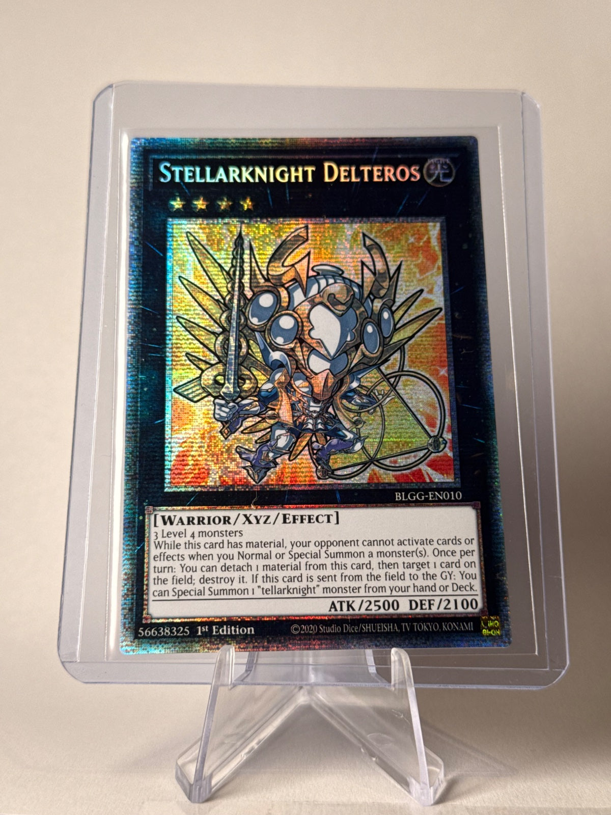 Stellarknight Delteros BLGG-EN010 Starlight Rare 1st Edition Yu-Gi-Oh!
