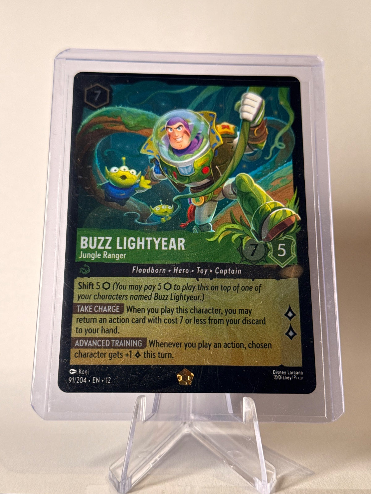 Buzz Lightyear – Jungle Ranger 91/204 Legendary Disney Lorcana Wilds Unknown EN12