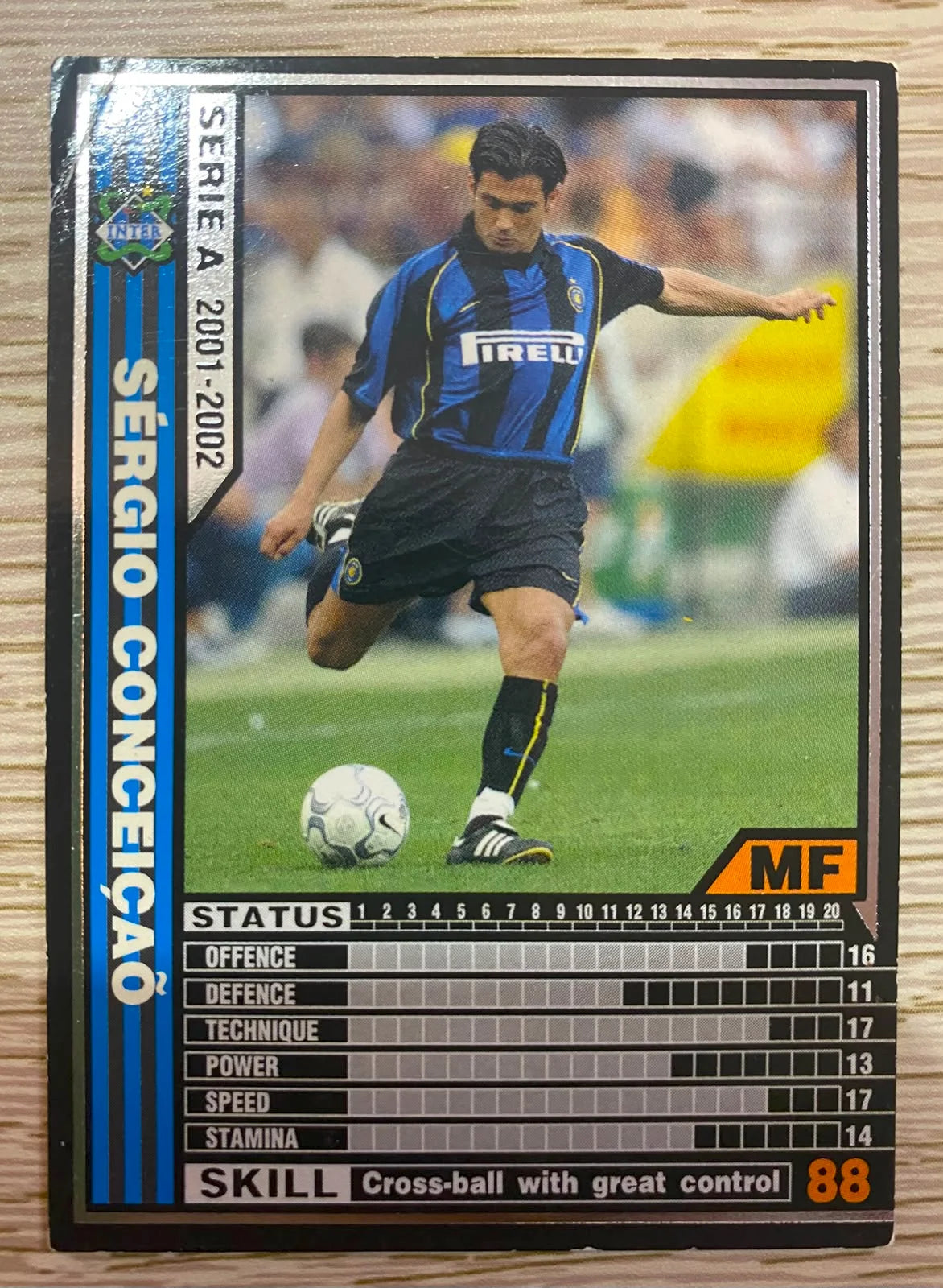 2001-02 Panini/Sega - Sergio Conceicao - Inter