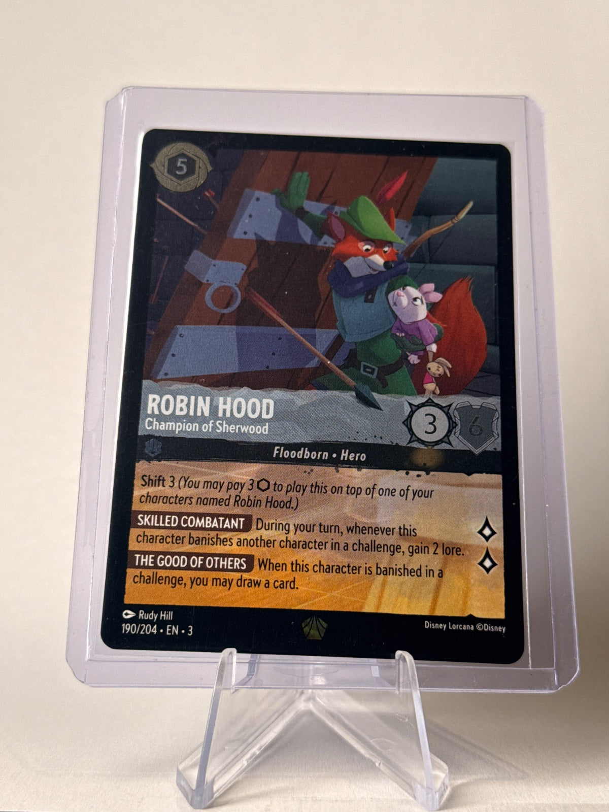 Robin Hood – Champion of Sherwood 190/204 Legendary Disney Lorcana Into the Inklands EN3