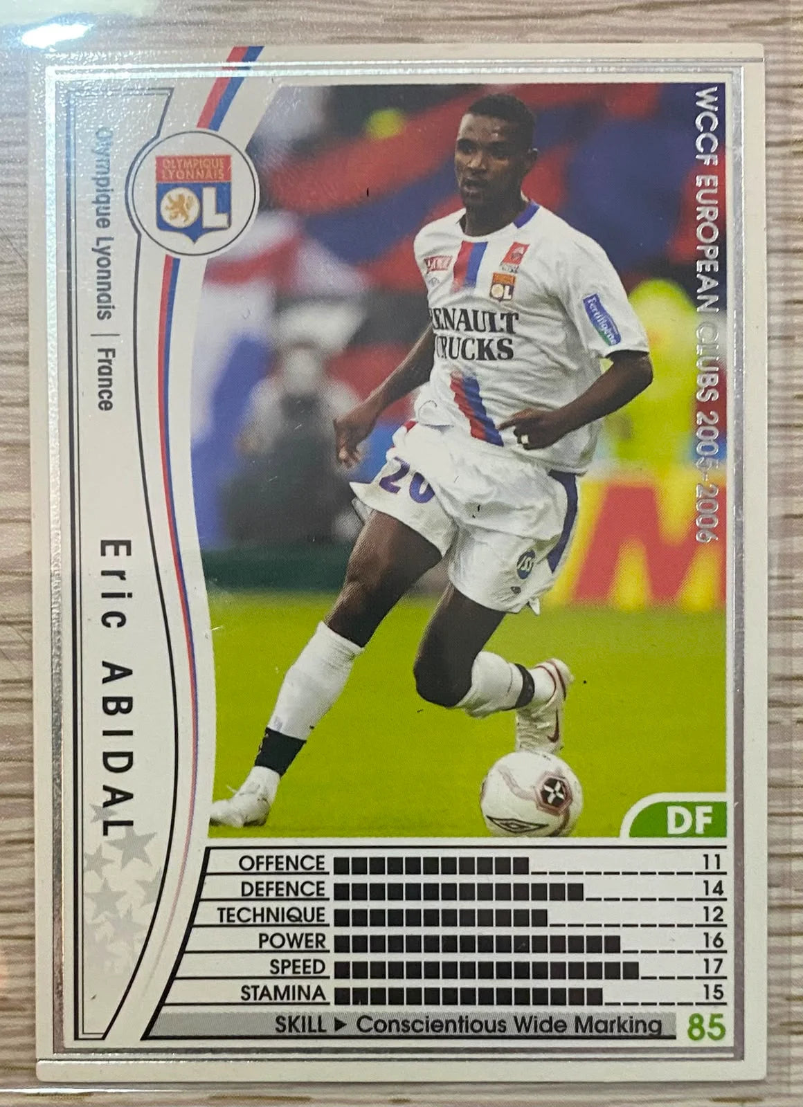Eric Abidal - 2005/06 Panini WCCF - Olympique Lyonnais