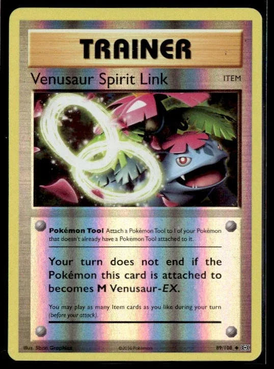 Venusaur Spirit Link 89/108 · Reverse Holofoil (Evolutions)