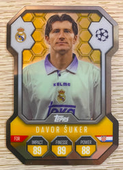 Davor Šuker - Chrome Pro Elite Shield - Topps Match Attax UCC 2024-25