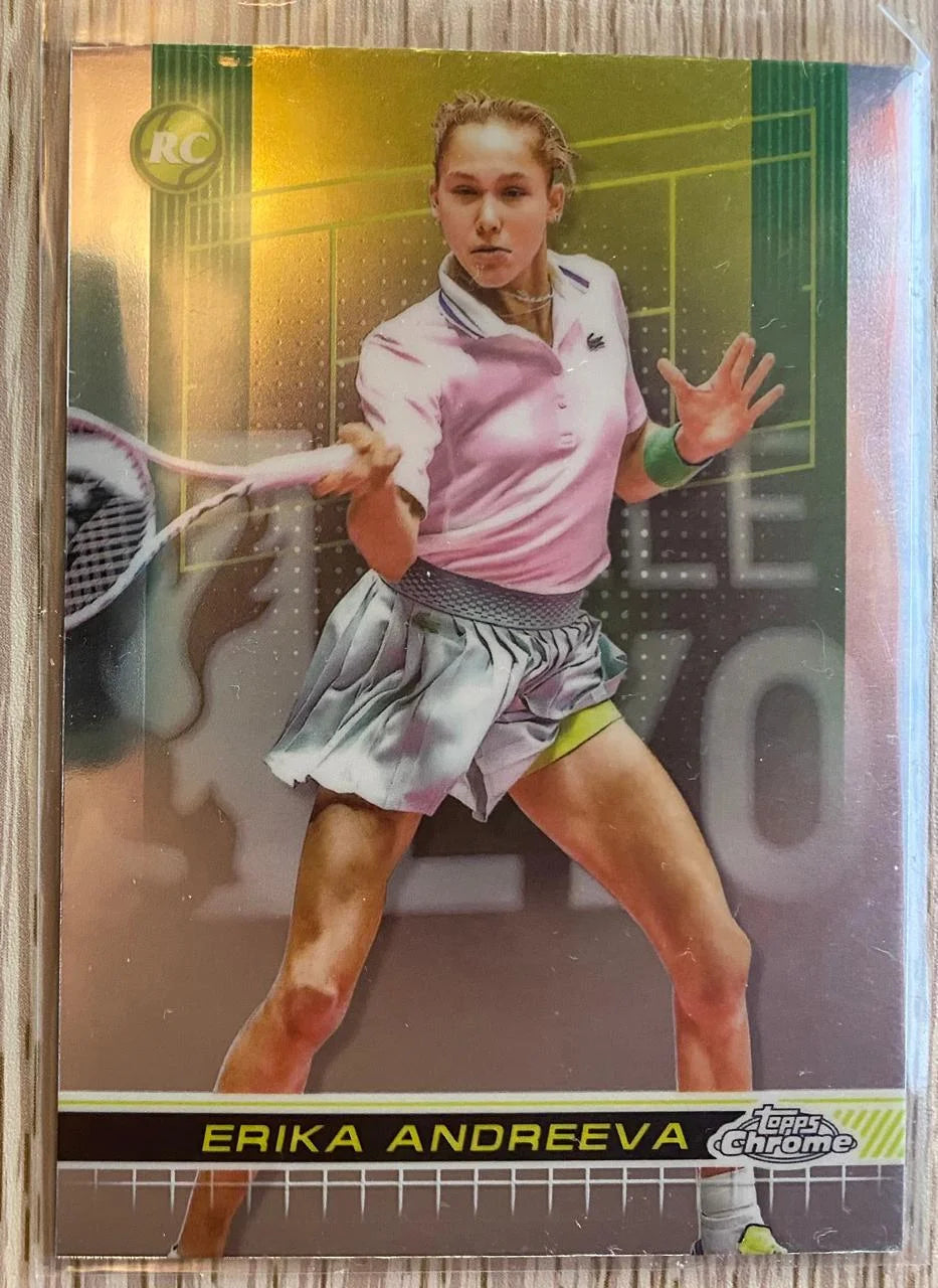 2024 Topps Chrome Tennis - Erika Andreeva RC