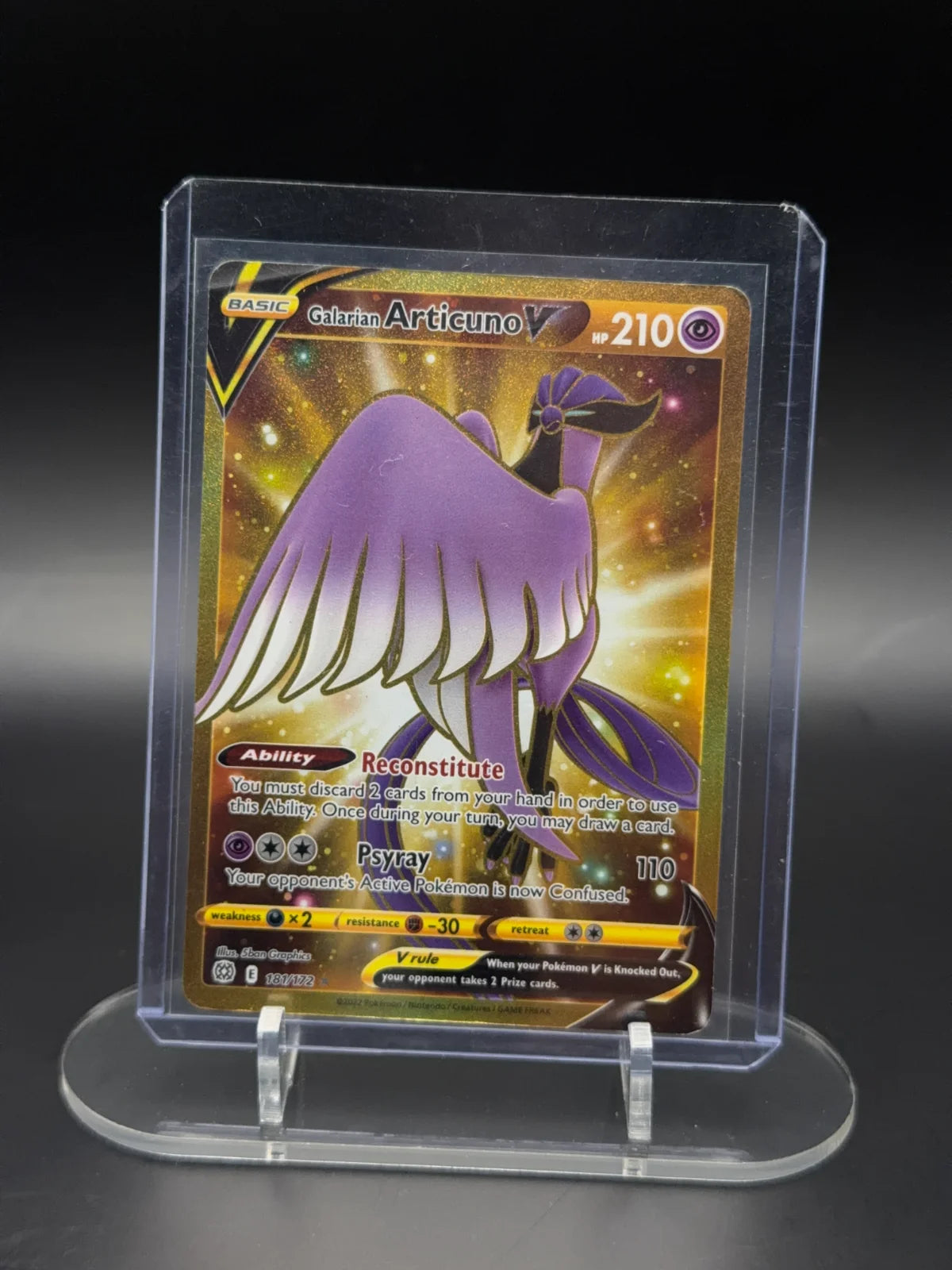 Galarian Articuno V 181/172 (Pokemon Chilling Reign)