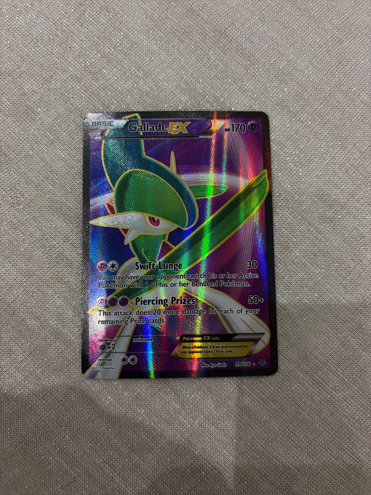 Gallade EX (99 Full Art) (Roaring Skies)