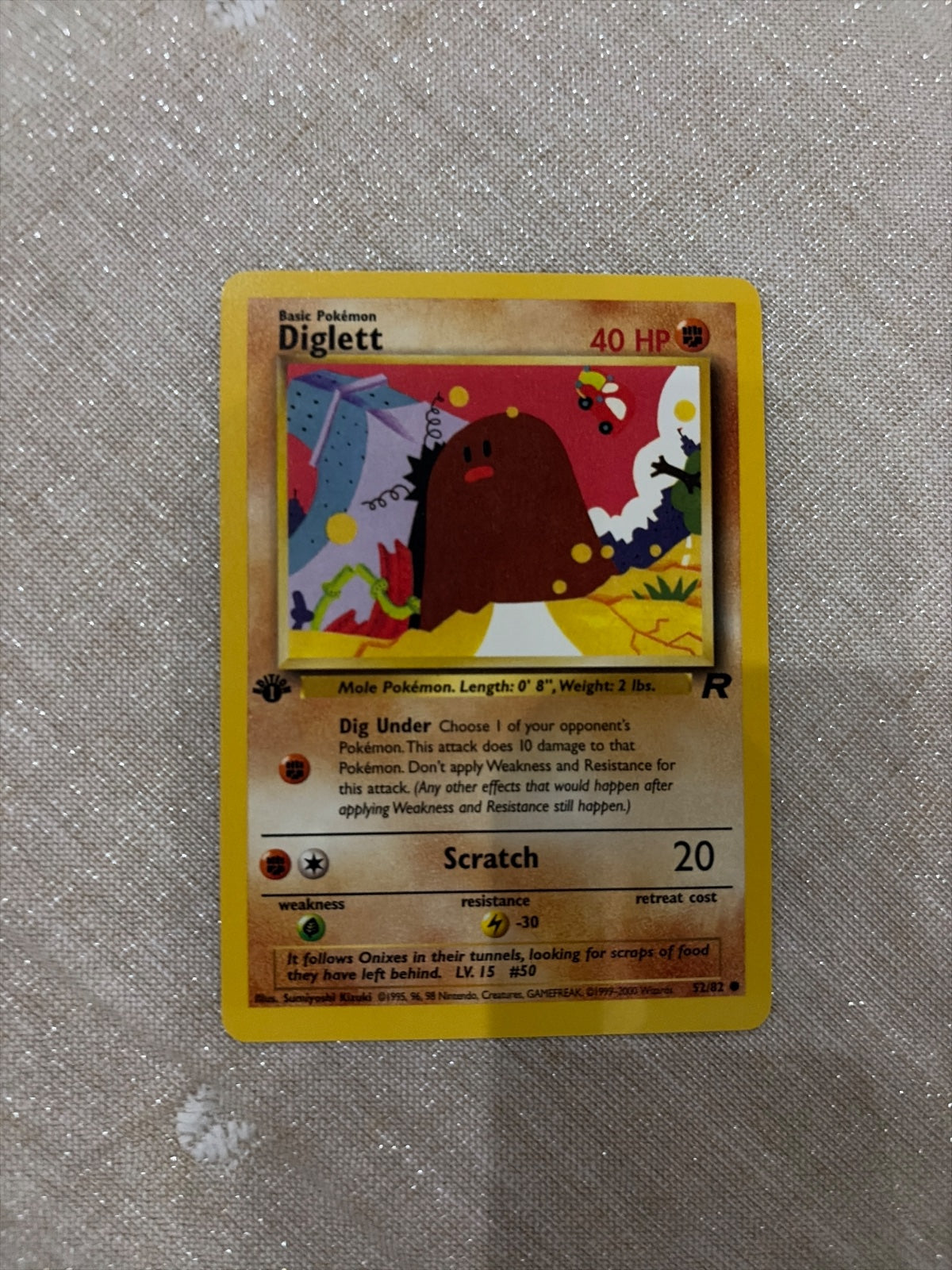 Diglett 52 · 1st Edition (Team Rocket)