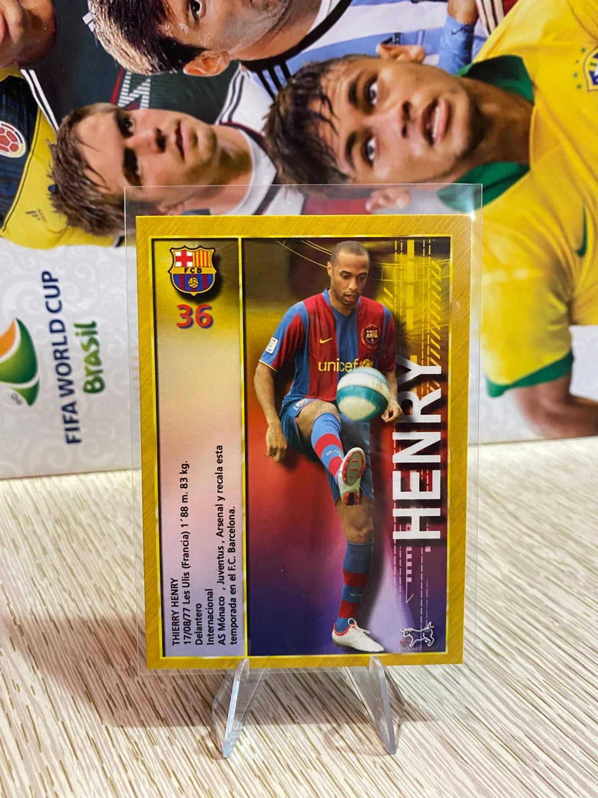 Thierry Henry - Mundricomo 2007-08 - Retro La Liga Collection