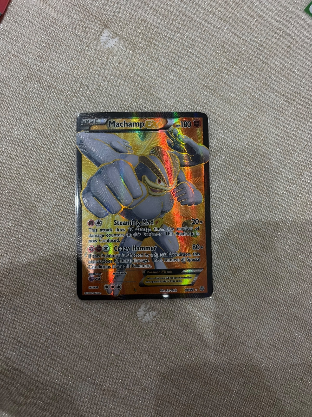 Machamp EX (90 Full Art) (Ancient Origins)
