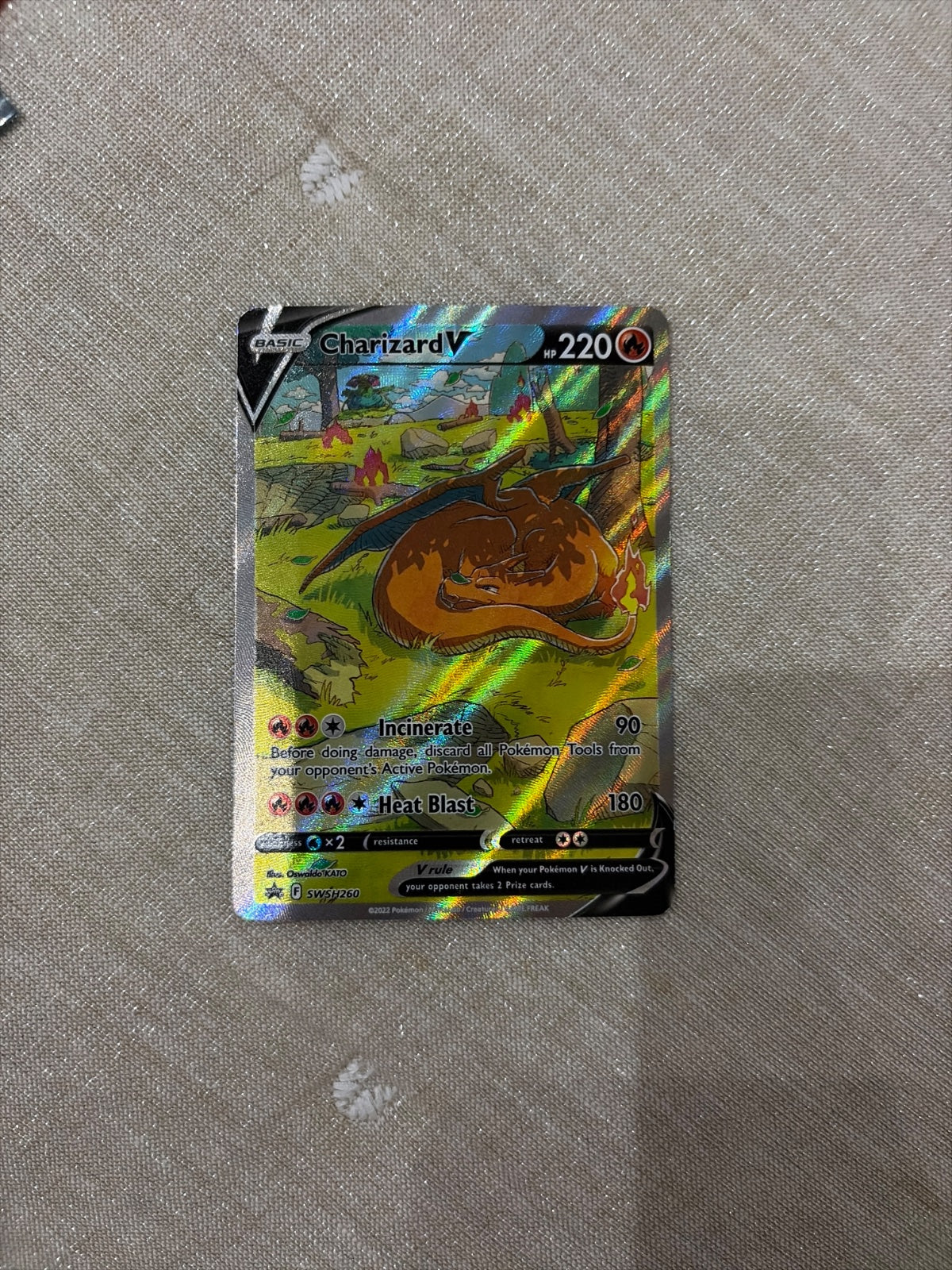 Charizard V SWSH260 (Sword & Shield Promo)