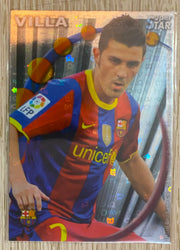 David Villa SuperStar - Mundicromo 2010-11 - Retro La Liga Collection
