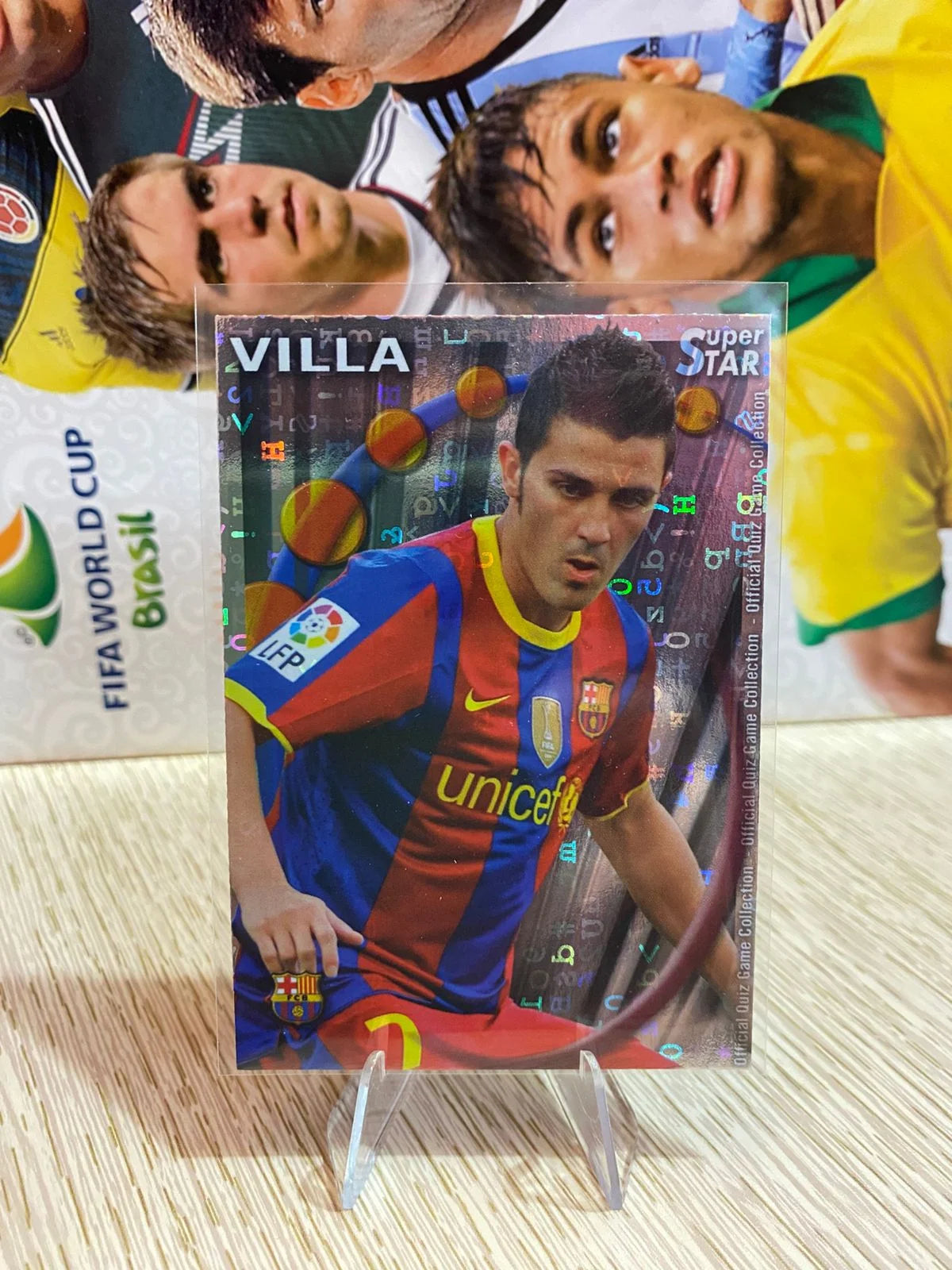 David Villa SuperStar - Mundicromo 2010-11 - Retro La Liga Collection
